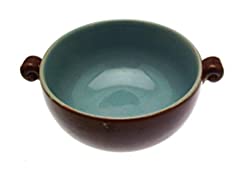 Used, Dark Brown Denby 4.25 Inch Soup Coupe for sale  Delivered anywhere in UK