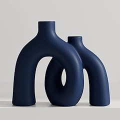 Matte blue vase for sale  Delivered anywhere in USA 