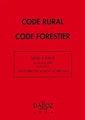Code rural code d'occasion  Livré partout en France
