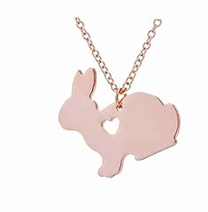 Rabbit necklace cute for sale  Delivered anywhere in UK
