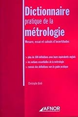 Dictionnaire pratique métrolo d'occasion  Livré partout en France