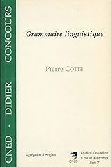 Grammaire linguistique d'occasion  Livré partout en France