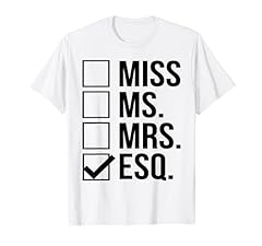 Miss mrs esq for sale  Delivered anywhere in USA 