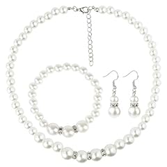 Artificial pearl necklaces for sale  Delivered anywhere in UK