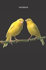 Canary birds notebook for sale  Delivered anywhere in USA 