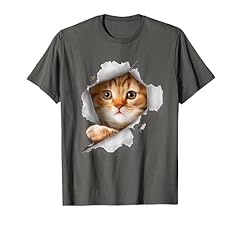 Maglia divertente gatto usato  Spedito ovunque in Italia 
