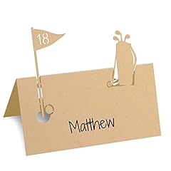 Golf place cards for sale  Delivered anywhere in UK