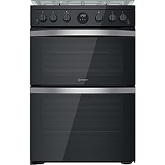 Used, Indesit 60CM ID67G0MCB/UK Gas Double Freestanding cooker for sale  Delivered anywhere in UK