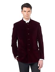 Men burgundy velvet for sale  Delivered anywhere in UK