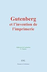 Gutenberg invention imprimerie d'occasion  Livré partout en France