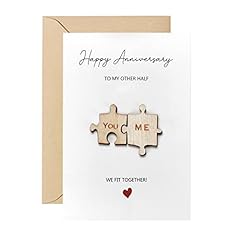 Wooden anniversary card for sale  Delivered anywhere in UK