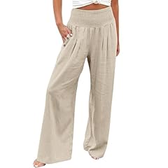 Ladies trousers linen for sale  Delivered anywhere in UK