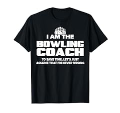 Bowling coach shirt for sale  Delivered anywhere in USA 