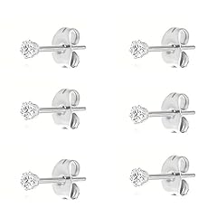 6pcs stud earrings for sale  Delivered anywhere in UK