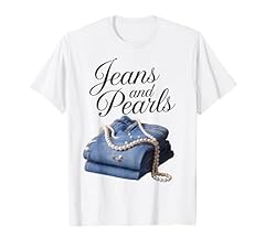 Jeans pearls ladies for sale  Delivered anywhere in USA 