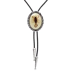 Bolo tie for Men- Unique Luminous Stone Native American White 3D Scorpion Animal Bolo ties Handmade for sale  Delivered anywhere in Canada