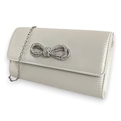 Satin diamante bow for sale  Delivered anywhere in UK
