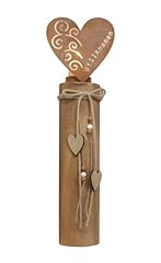 Windlichtsäule herz holz gebraucht kaufen  Wird an jeden Ort in Deutschland