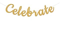 Celebrate banner congratulatio for sale  Delivered anywhere in USA 