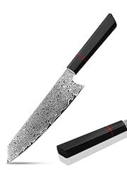 Coltello damasco kiritsuke usato  Spedito ovunque in Italia 