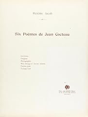 Poèmes jean cocteau d'occasion  Livré partout en France