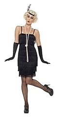Smiffys Costume da bambina Sleepy Twenties, nero, con abito corto, fascia per capelli e guanti usato  Spedito ovunque in Italia 