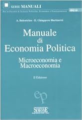 Manuale economia politica. usato  Spedito ovunque in Italia 