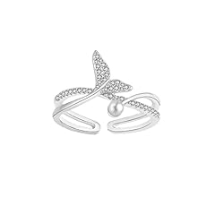 Mermaid silver ring for sale  Delivered anywhere in USA 