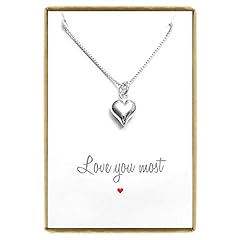Tiny heart necklace for sale  Delivered anywhere in USA 