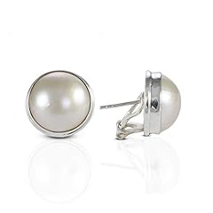 Mabe pearl earrings for sale  Delivered anywhere in USA 