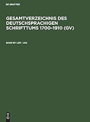 Len leu gesamtverzeichnis gebraucht kaufen  Wird an jeden Ort in Deutschland