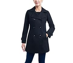 Anne Klein womens 6121147f93 Pea Coat, Black, Large for sale  Delivered anywhere in USA 
