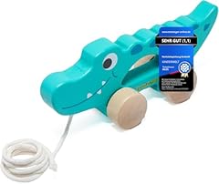Wooden crocodile pull for sale  Delivered anywhere in UK
