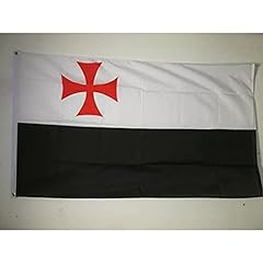 Flag bandiera templari usato  Spedito ovunque in Italia 
