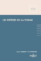 Référés forme d'occasion  Livré partout en France