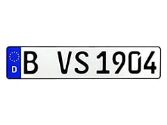 Autoschild nummernschild din gebraucht kaufen  Wird an jeden Ort in Deutschland