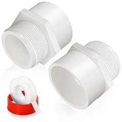 2pcs white pvc for sale  Delivered anywhere in USA 
