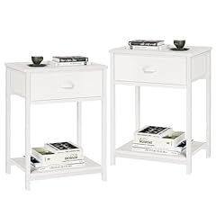 Furologee white nightstands for sale  Delivered anywhere in USA 