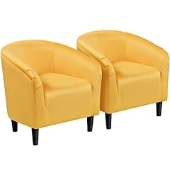 Yaheetech yellow chairs for sale  Delivered anywhere in USA 