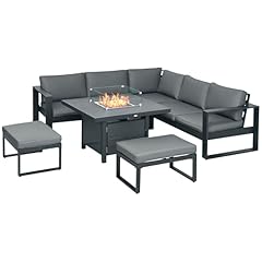 Outsunny piece aluminium for sale  Delivered anywhere in UK