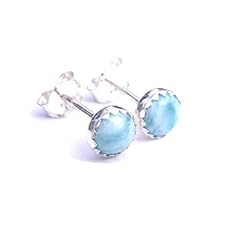 Larimar earrings sky for sale  Delivered anywhere in USA 