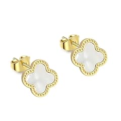 Labling clover earrings for sale  Delivered anywhere in USA 