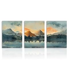 Dazzlewall acquerello montagna usato  Spedito ovunque in Italia 