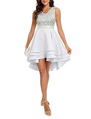 Meetjen white prom for sale  Delivered anywhere in USA 