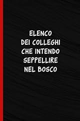 Elenco dei colleghi usato  Spedito ovunque in Italia 