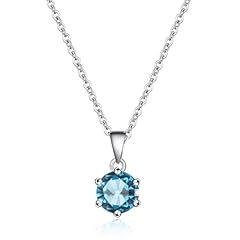 Aquamarine pendant necklace for sale  Delivered anywhere in USA 