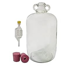 Glass demijohn litre for sale  Delivered anywhere in UK