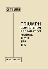 Triumph competition preparatio for sale  Delivered anywhere in UK