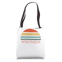Retro wisconsin tote for sale  Delivered anywhere in USA 