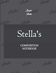 Stella composition notebook for sale  Delivered anywhere in UK